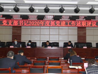 MK体育在线平台(中国)官网召开2020年度党支部书记抓党建工作述职报告会